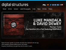 Tablet Screenshot of digital-structures.com
